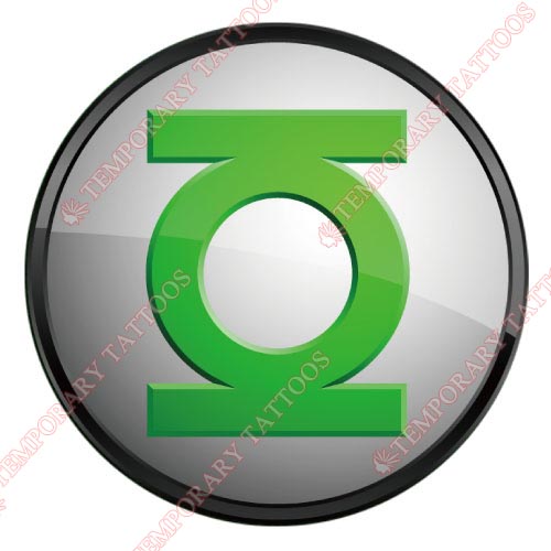 Green Lantern Customize Temporary Tattoos Stickers NO.125